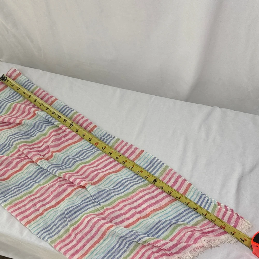 J. Jill Multicolor Striped Scarf